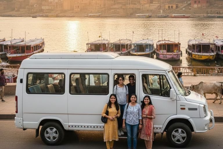 Hire a tempo traveller in Varanasi