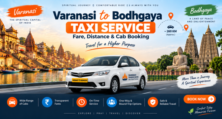 Varanasi to Bodhgaya Taxi Service