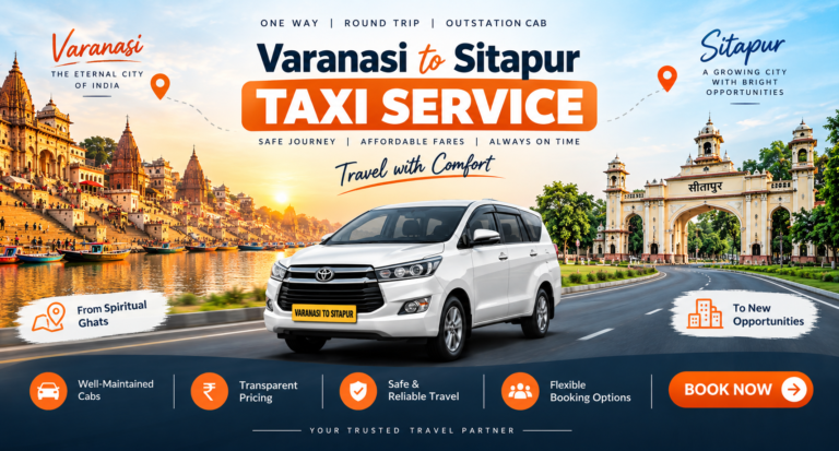 Varanasi to Sitapur Taxi Service