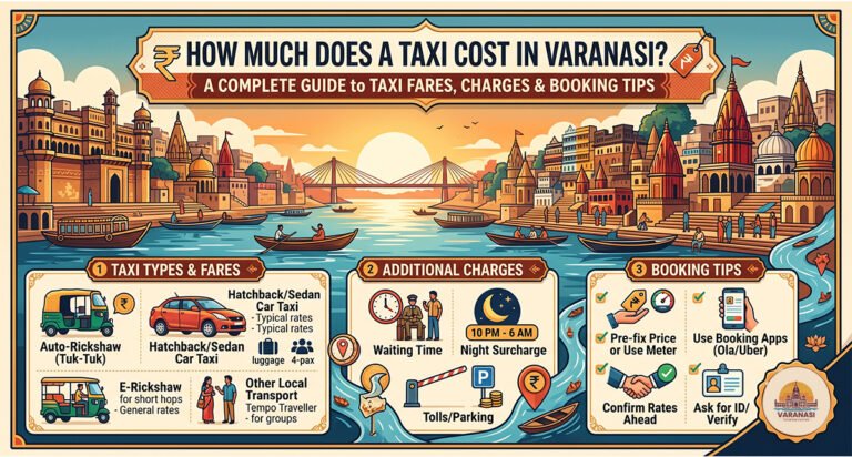 How Much Does a Taxi Cost in Varanasi? A Complete Guide to Taxi Fares, Charges & Booking Tips