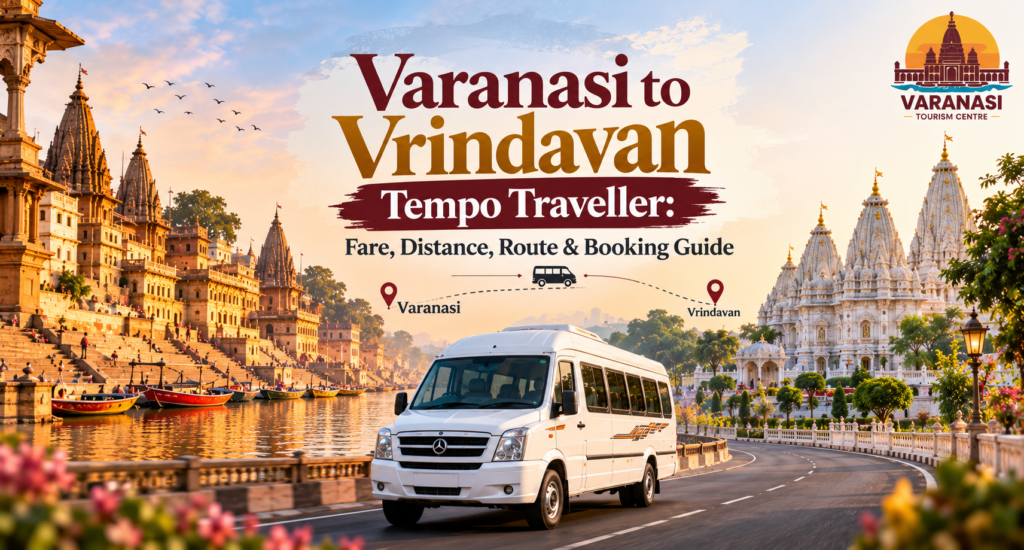 Varanasi to Vrindavan Tempo Traveller